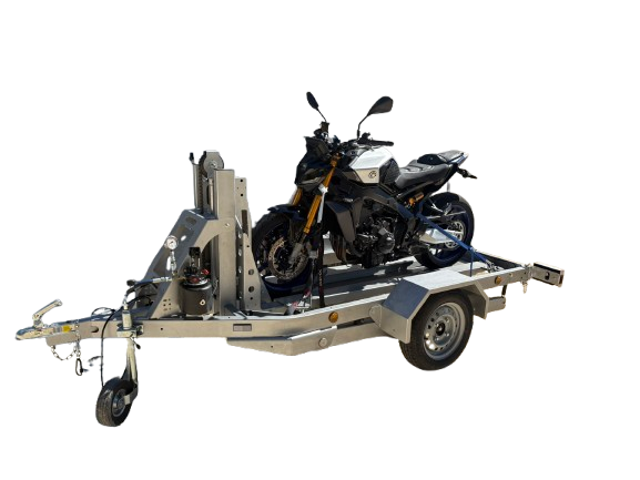 Rail support moto